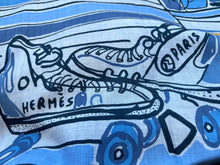 Load image into Gallery viewer, HERMES RAYURES D’ÉTÉ 140 CASHMERE SILK SHAWL NEW