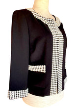Load image into Gallery viewer, ST JOHN PEARL EMBELLISHED COCO JACKET NWT