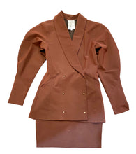 Load image into Gallery viewer, NULLE PART AILLEURS BAUDURET ICONIC 1980s ELASTIC JACKET SKIRT SET