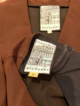 Load image into Gallery viewer, NULLE PART AILLEURS BAUDURET ICONIC 1980s ELASTIC JACKET SKIRT SET