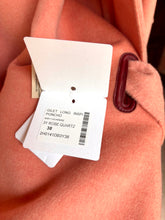 Load image into Gallery viewer, HERMÈS BABY CASHMERE PONCHO CAPE JACKET LAMBSKIN PINK PEACH NEW WITH TAGS