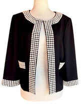 Load image into Gallery viewer, ST JOHN PEARL EMBELLISHED COCO JACKET NWT