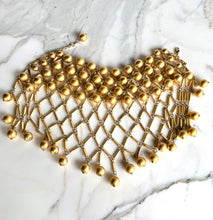 Load image into Gallery viewer, POGGI PARIS CHOKER BIB NECKLACE EARRING SPECTACULAR SET VINTAGE 1980’s.