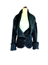 Load image into Gallery viewer, ALAIA PARIS FALL 1991 RUNWAY RARE JACKET CARDIGAN THICK CHENILLE SWEATER VINTAGE