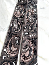 Load image into Gallery viewer, HERMES FRINGED BEADED TWILLY SILK LEATHER FRINGE LES GUEPARDS