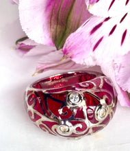 Load image into Gallery viewer, ANGELIQUE DE PARIS CONTESSA RING WHITE TOPAZ