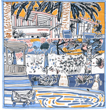 Load image into Gallery viewer, HERMES RAYURES D’ÉTÉ 140 CASHMERE SILK SHAWL NEW