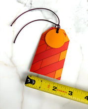 Load image into Gallery viewer, HERMÈS PETIT H BAG LUGGAGE SILK SCARF TWILL LEATHER DOUBLE SIDED CHARM BRAND NEW