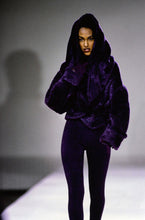 Load image into Gallery viewer, ALAIA PARIS FALL 1991 RUNWAY RARE JACKET CARDIGAN THICK CHENILLE SWEATER VINTAGE