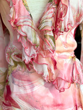 Load image into Gallery viewer, BLUMARINE ANNA MOLINARI VINTAGE 2000s SILK CHIFFON BLOUSE