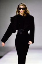 Load image into Gallery viewer, ALAIA PARIS FALL 1991 RUNWAY RARE JACKET CARDIGAN THICK CHENILLE SWEATER VINTAGE