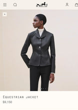 Load image into Gallery viewer, HERMÈS PINK MAUVE LEATHER BLAZER JACKET NEW