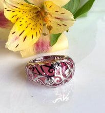 Load image into Gallery viewer, ANGELIQUE DE PARIS CONTESSA RING WHITE TOPAZ