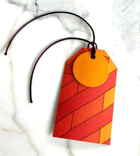 Load image into Gallery viewer, HERMÈS PETIT H BAG LUGGAGE SILK SCARF TWILL LEATHER DOUBLE SIDED CHARM BRAND NEW