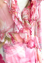 Load image into Gallery viewer, BLUMARINE ANNA MOLINARI VINTAGE 2000s SILK CHIFFON BLOUSE