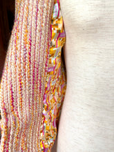 Load image into Gallery viewer, CHANEL 2001 LESAGE PINK TWEED JACKET BELT w/ EXTRAVAGANT COCO LINING