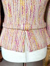 Load image into Gallery viewer, CHANEL 2001 LESAGE PINK TWEED JACKET BELT w/ EXTRAVAGANT COCO LINING