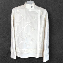 Load image into Gallery viewer, HERMES DOUBLE FACE CASHMERE LEATHER EMBROIDERED EXCEPTIONAL JACKET COAT NEW