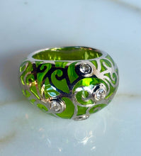 Load image into Gallery viewer, ANGELIQUE DE PARIS CONTESSA RING WHITE TOPAZ