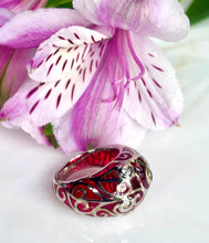 Load image into Gallery viewer, ANGELIQUE DE PARIS CONTESSA RING WHITE TOPAZ