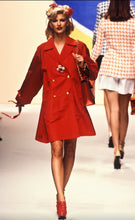 Load image into Gallery viewer, CHANEL 1995 RED PATENT PVC RUNWAY MAXI JUMBO VINTAGE BAG