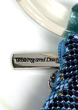 Load image into Gallery viewer, WHITING AND DAVIS ICONIC METALLIC CHAIN MESH LUCITE BAG