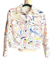 Load image into Gallery viewer, HERMÈS EMBROIDERED CHEVALOSCOPE DENIM JACKET 2023 NEW WITH TAGS $5,500