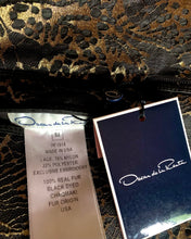 Load image into Gallery viewer, OSCAR DE LA RENTA ASTRAKHAN LAMB FUR LEATHER PREFALL 2014-15 JACKET COAT NEW