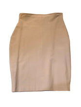 Load image into Gallery viewer, NULLE PART AILLEURS BAUDURET ICONIC TAN ELASTIC 1980s JACKET SKIRT SET