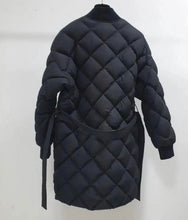 Load image into Gallery viewer, HERMÈS LONG DIAMOND QUILTED DOWN PUFFER COAT JACKET NEW $4,425