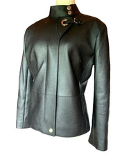Load image into Gallery viewer, HERMÈS ESPRIT DEERSKIN BLACK LEATHER BIKER JACKET PRISTINE