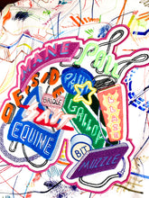 Load image into Gallery viewer, HERMÈS EMBROIDERED CHEVALOSCOPE DENIM JACKET 2023 NEW WITH TAGS $5,500