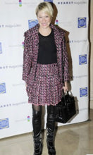 Load image into Gallery viewer, CHANEL LESAGE PINK RIBBON TWEED 2013 RUNWAY JACKET SKIRT SET