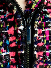 Load image into Gallery viewer, CHANEL LESAGE PINK RIBBON TWEED 2013 RUNWAY JACKET SKIRT SET