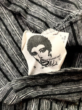 Load image into Gallery viewer, BETSEY JOHNSON VERY RARE 1980s PUNK LABEL TOP STRIPED SHIRT