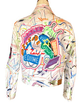 Load image into Gallery viewer, HERMÈS EMBROIDERED CHEVALOSCOPE DENIM JACKET 2023 NEW WITH TAGS $5,500