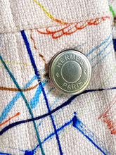 Load image into Gallery viewer, HERMÈS EMBROIDERED CHEVALOSCOPE DENIM JACKET 2023 NEW WITH TAGS $5,500
