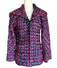 Load image into Gallery viewer, CHANEL LESAGE PINK RIBBON TWEED 2013 RUNWAY JACKET SKIRT SET