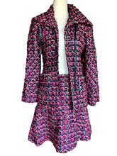 Load image into Gallery viewer, CHANEL LESAGE PINK RIBBON TWEED 2013 RUNWAY JACKET SKIRT SET