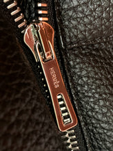 Load image into Gallery viewer, HERMÈS ESPRIT DEERSKIN BLACK LEATHER BIKER JACKET PRISTINE