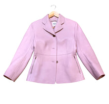 Load image into Gallery viewer, HERMÈS PINK MAUVE LEATHER BLAZER JACKET NEW
