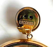 Load image into Gallery viewer, MOSCHINO MASSIVE 1990s ICONIC HOOP EARRINGS