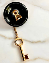 Load image into Gallery viewer, CHANEL MASSIVE LOCK & KEY MONO EARRING 1980s