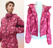 Load image into Gallery viewer, HERMÈS FANTASIE D’ETRIERS PINK WINDBREAKER JACKET NEW 2023