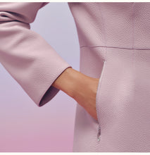 Load image into Gallery viewer, HERMÈS PINK MAUVE LEATHER BLAZER JACKET NEW