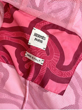 Load image into Gallery viewer, HERMÈS FANTASIE D’ETRIERS PINK WINDBREAKER JACKET NEW 2023