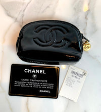 Load image into Gallery viewer, CHANEL 1995 BARBIE PATENT POUCH NEW TAGS