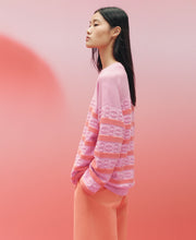 Load image into Gallery viewer, HERMÈS CHAÎNE D’ANCRE PINK 2023 CASHMERE SWEATER NEW WITH TAGS