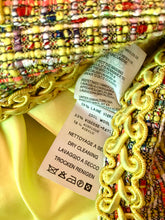 Load image into Gallery viewer, PLEIN SUD VINTAGE 1990s NEON TWEED OPEN JACKET