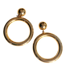 Load image into Gallery viewer, MOSCHINO MASSIVE 1990s ICONIC HOOP EARRINGS